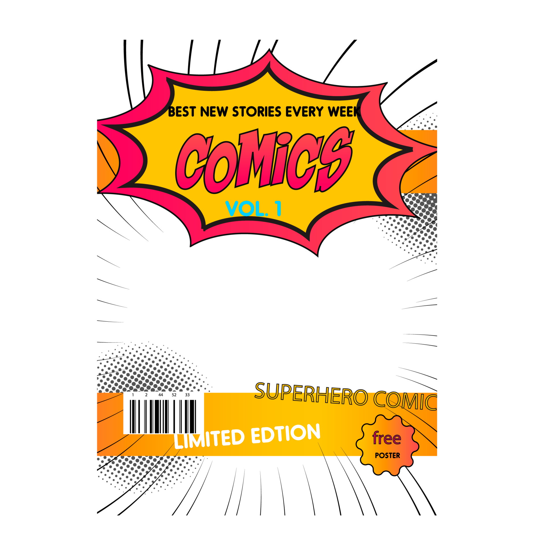 Comic Book PNG File