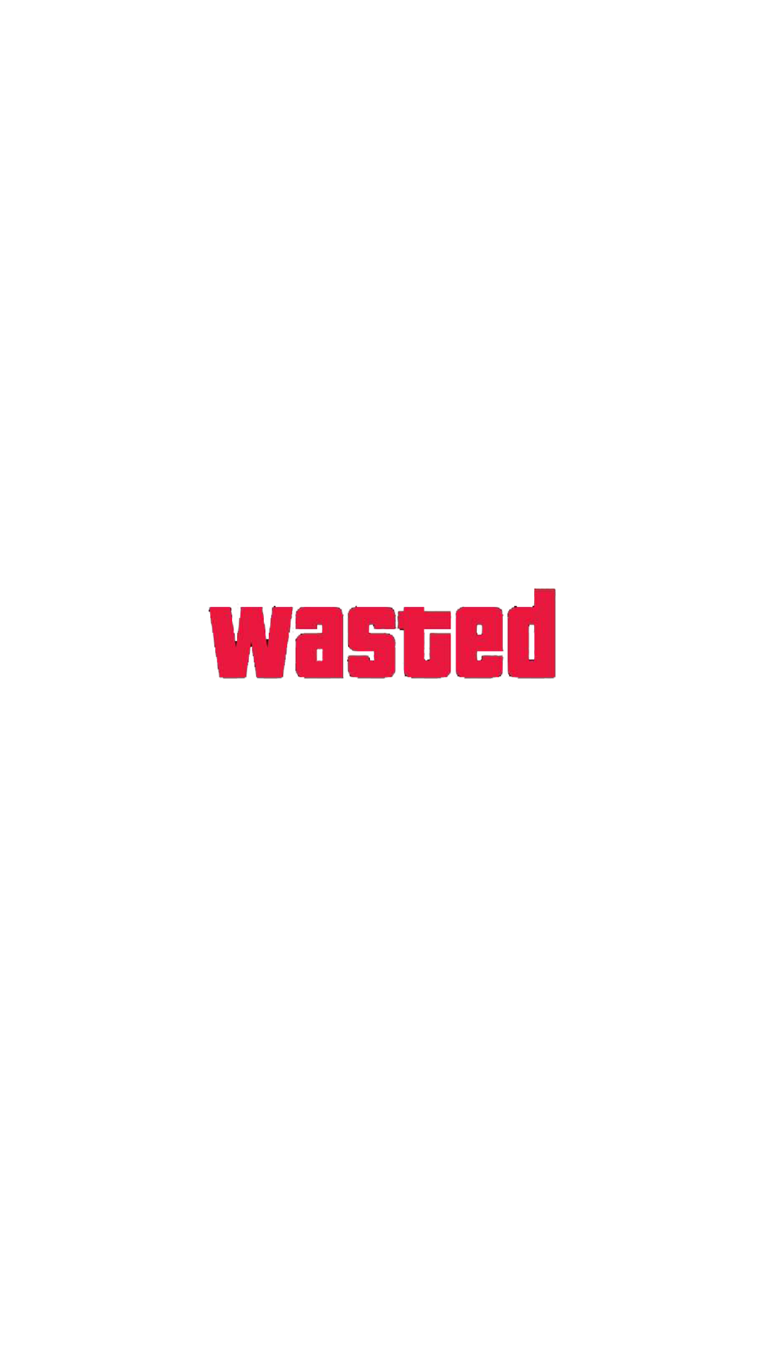 wasted, gaming term, video game graphics, cartoon style, GTA Wasted PNG