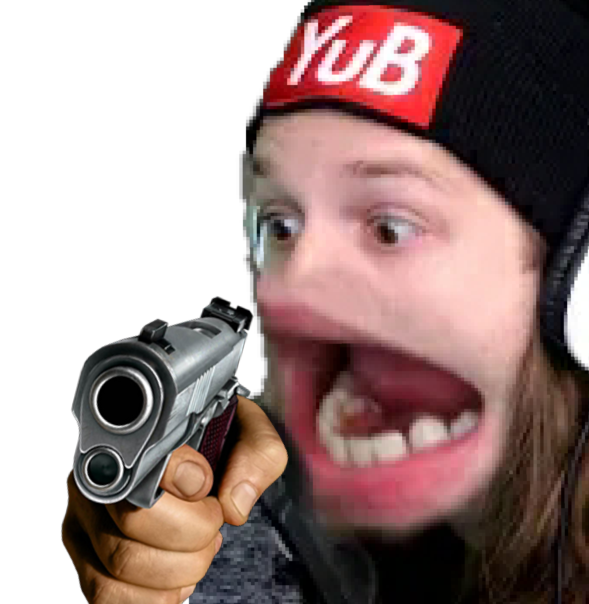 Gun Meme PNG Image HD