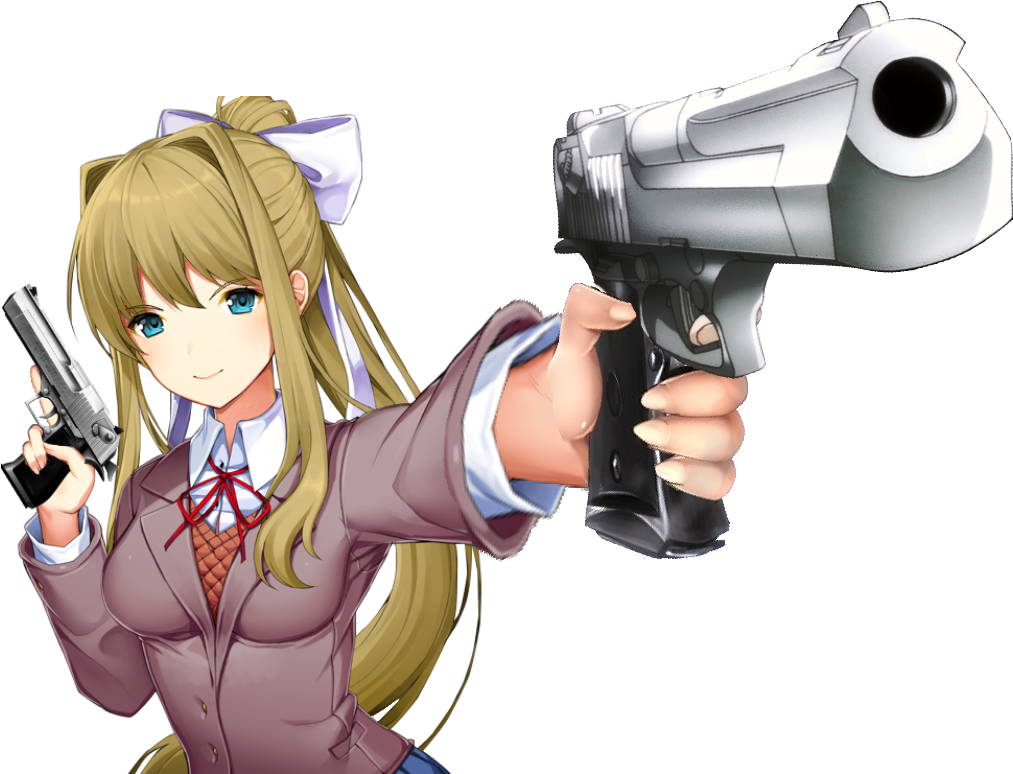 Gun Meme PNG Pic