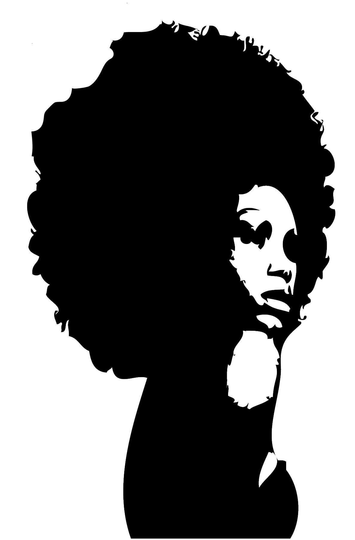 Afro Hair PNG HD