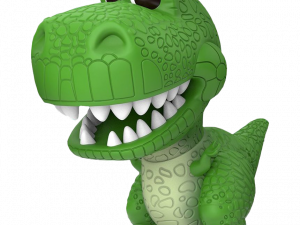 toy dinosaur, green T-Rex figure, cute dinosaur plush, kids dinosaur toy, Toy Story PNG