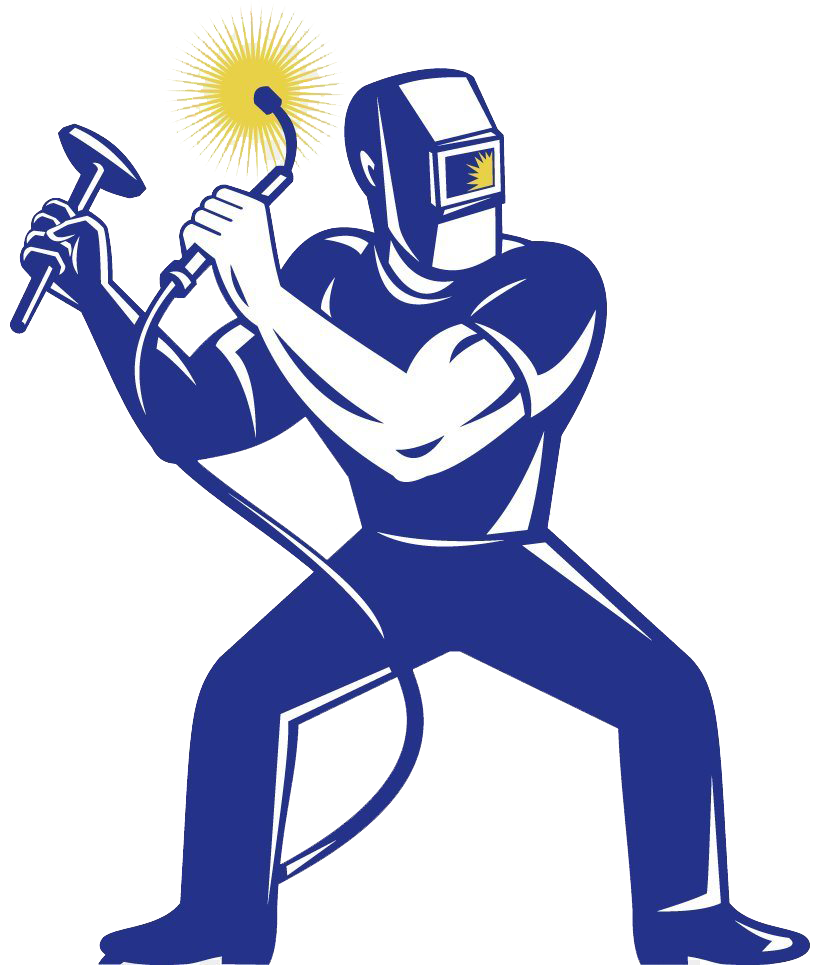 welder illustration, welding art, metal fabrication graphic, skilled tradesman symbol, Welder PNG