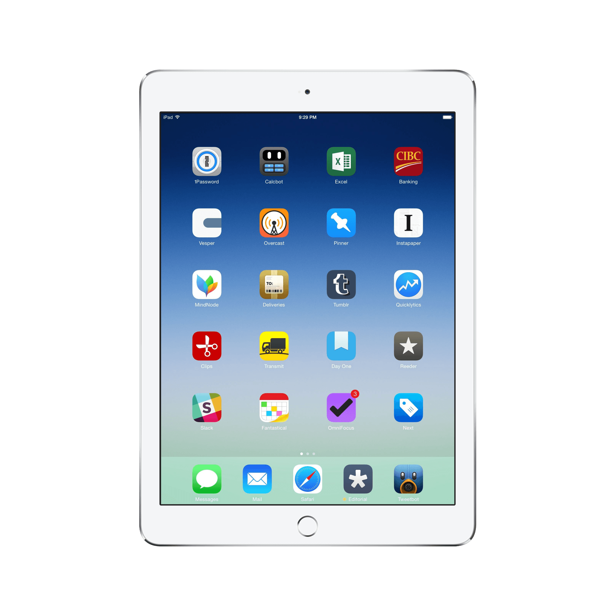 tablet, mobile device, touchscreen interface, app icons, iPad PNG