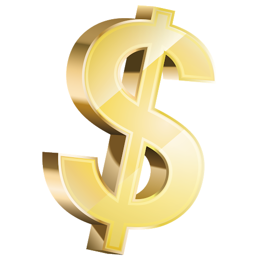 Gold Dollar PNG HD Image