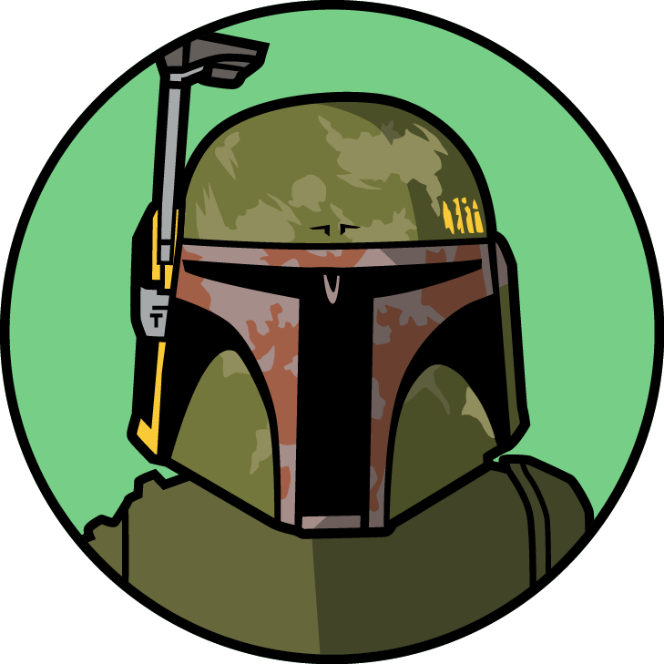 Vector Boba Fett PNG Image