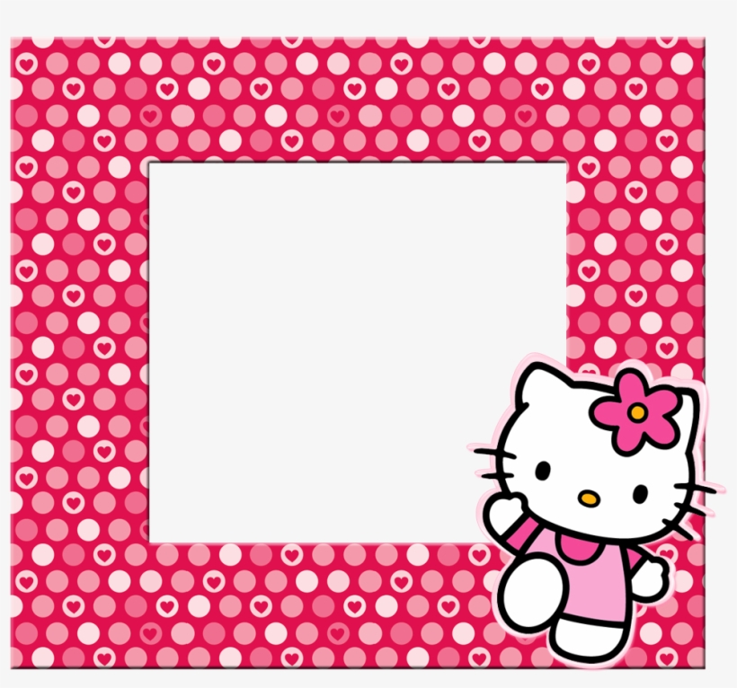 Borders, Images And Backgrounds - Hello Kitty Background Design, transparent png