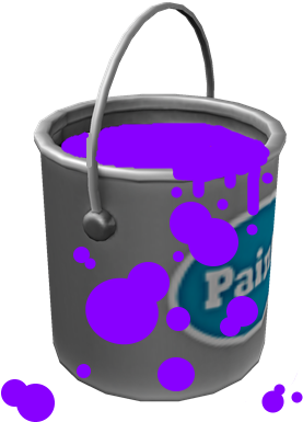 Purple Paint Bucket - Wiki (420x420), Png Download