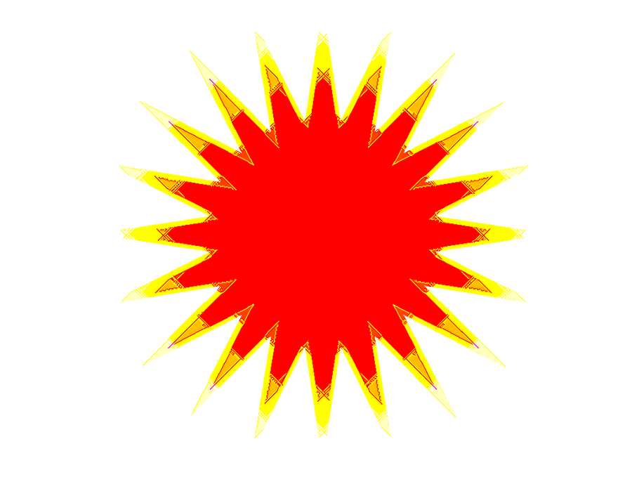 red starburst png