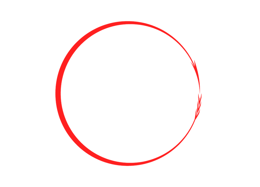 best red arrow circle png