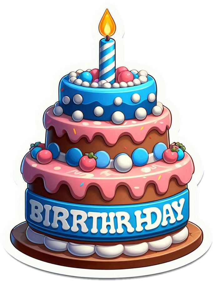 birthday cake png for boys