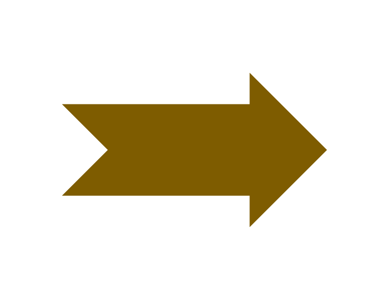 gold arrow png