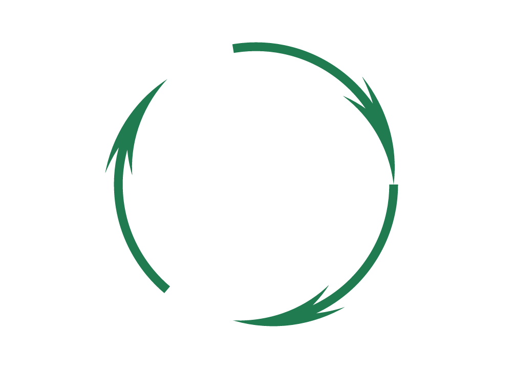 green three arrow circle png