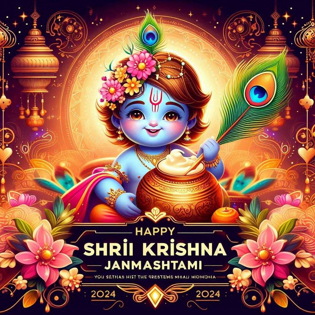 happy krishna janmashtami