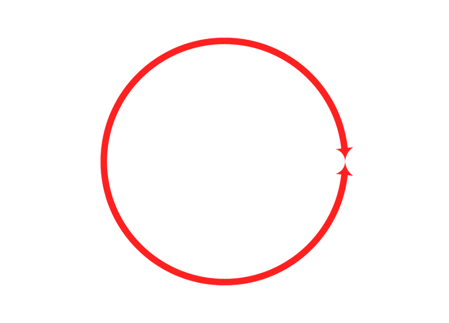 red arrows circle png