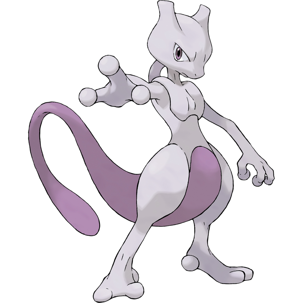 Mewtwo, Pokemon, Transparent PNG Image