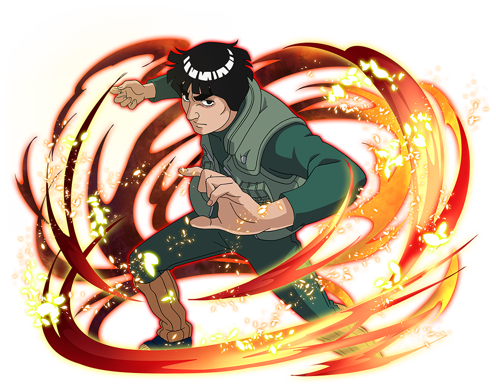 Might Guy, Anime Character, Green Suit PNG