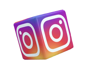 Instagram Cube Logo Free PNG