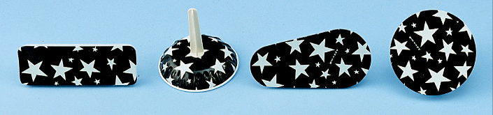 Deluxe Metal Noisemakers in Black & White