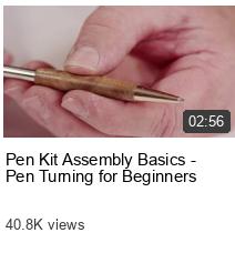 Pen Kit Finishing Basics