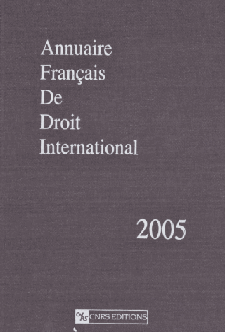 vignette collection Annuaire Français de Droit International