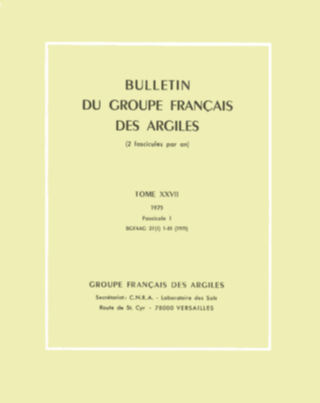 vignette collection Bulletin du Groupe français des Argiles