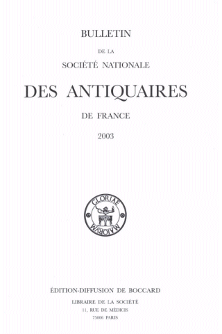 vignette collection Bulletin de la Société nationale des Antiquaires de France