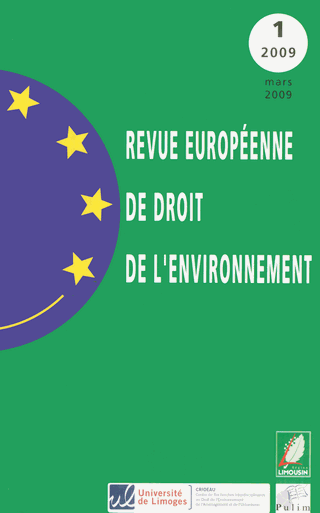 vignette collection Revue Européenne de Droit de l’Environnement