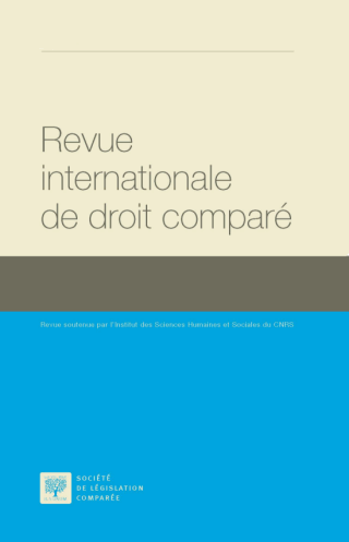 vignette collection Revue internationale de droit comparé