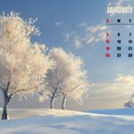 January 2025 Calendar Backgrounds.