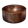 Copper bathroom sink