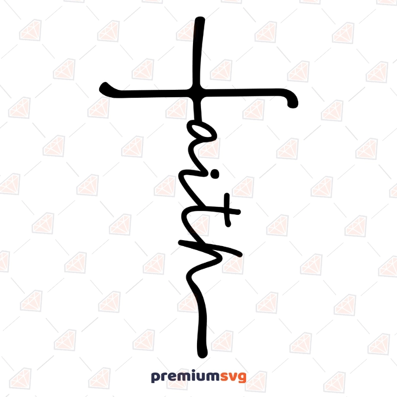 Faith Cross SVG, Faith Cross Clipart Cross SVG Svg