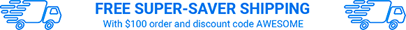 Free Super Saver Shipping Banner