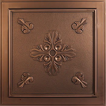 Veranda Ceiling Tile - Antique Bronze