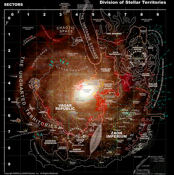 Asimov Foundation Map