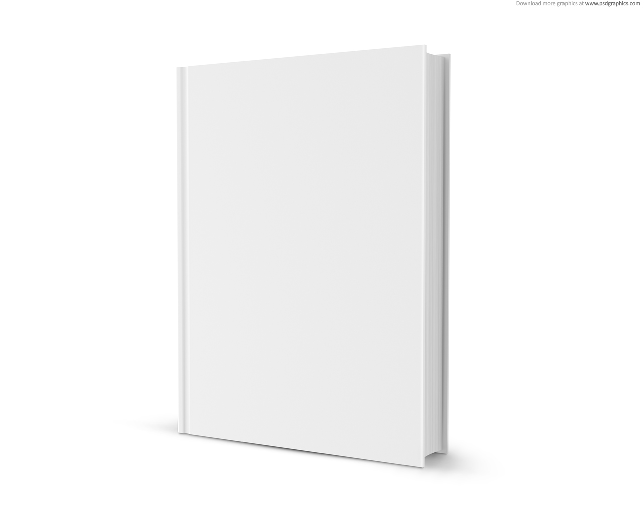 Blank white book | PSDgraphics