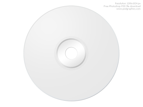 Blank CD photoshop template | PSDgraphics