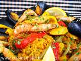 Recette La paella malin rosa maria