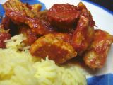 Recette Sauté de porc au chorizo façon paëlla express