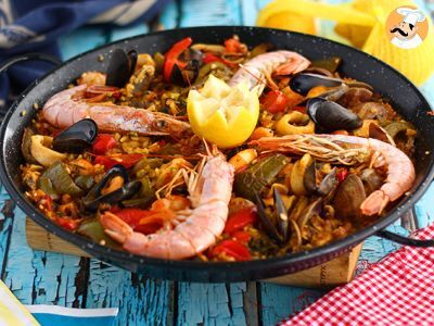 Recette Paella aux fruits de mer