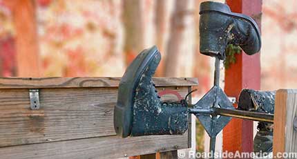 Kicking Booth at the Angus Barn