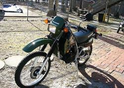 KAWASAKI KLR 250 green