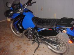 KAWASAKI KLR blue