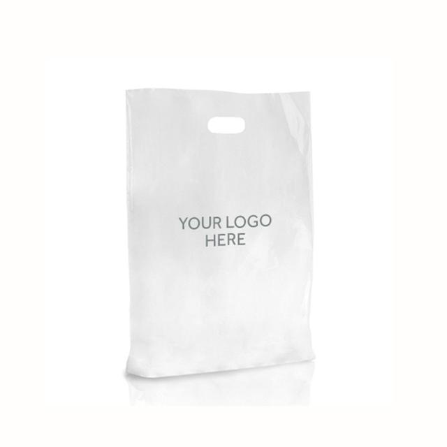 Clear Printed Varigauge Plastic Carrier Bags