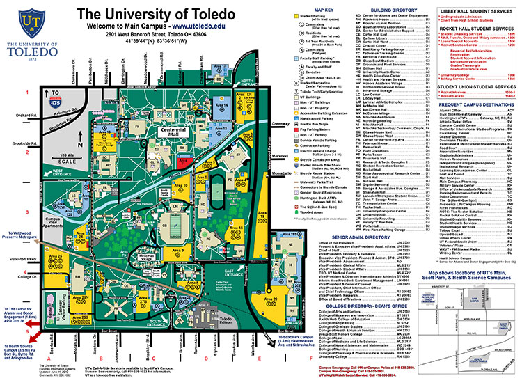 UToledo Campus Map