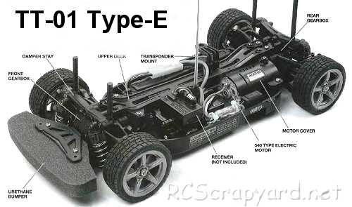 Tamiya TT-01 Type-E Chassis