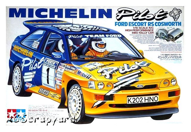 Tamiya Michelin Pilot Ford Escort RS Cosworth - #58125 TA-01