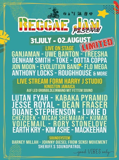 Reggae Jam Festival Summer Lounge 2020