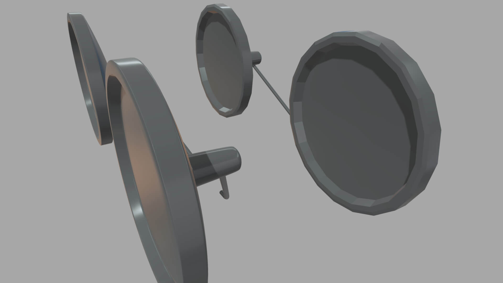 Car Mirror 013 3D Model