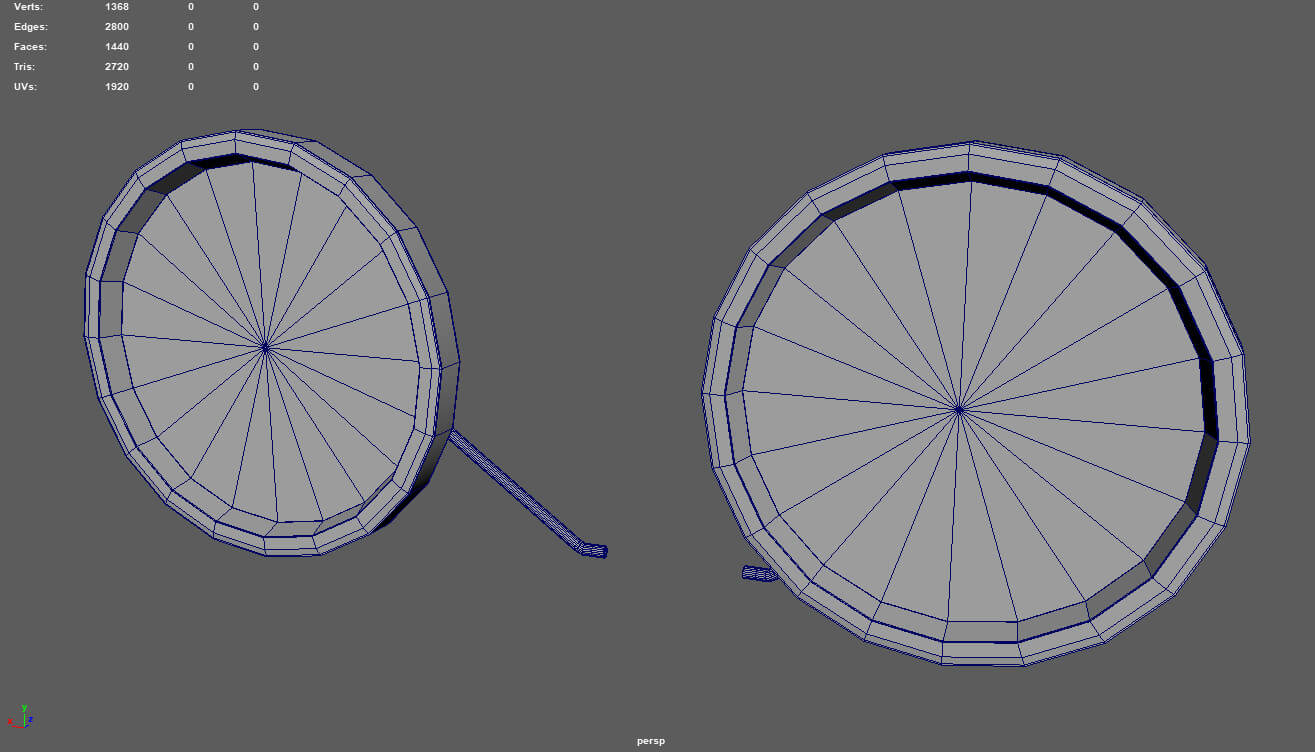 Car Mirror 013 3D Model